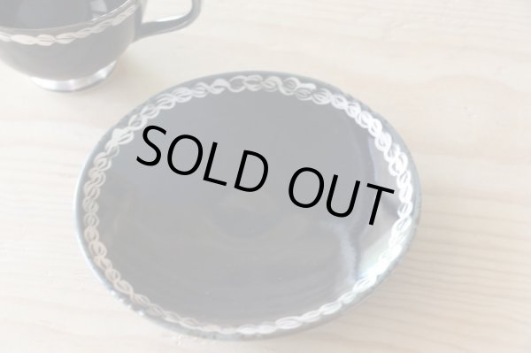 画像3: 稲村真耶　ルリ釉銀彩　カップ＆ソーサー (3)