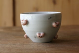 レイチェルオムレットさん　クラゲの蓋物 レイチェルオムレットさんクラゲの蓋物