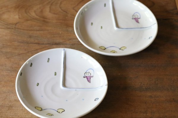 画像1: Rachel Omelet　庭で縄跳び皿 (1)