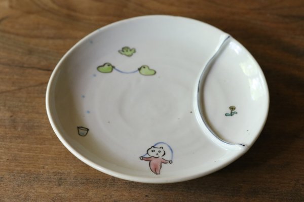 画像1: Rachel Omelet　庭で縄跳び皿 (1)
